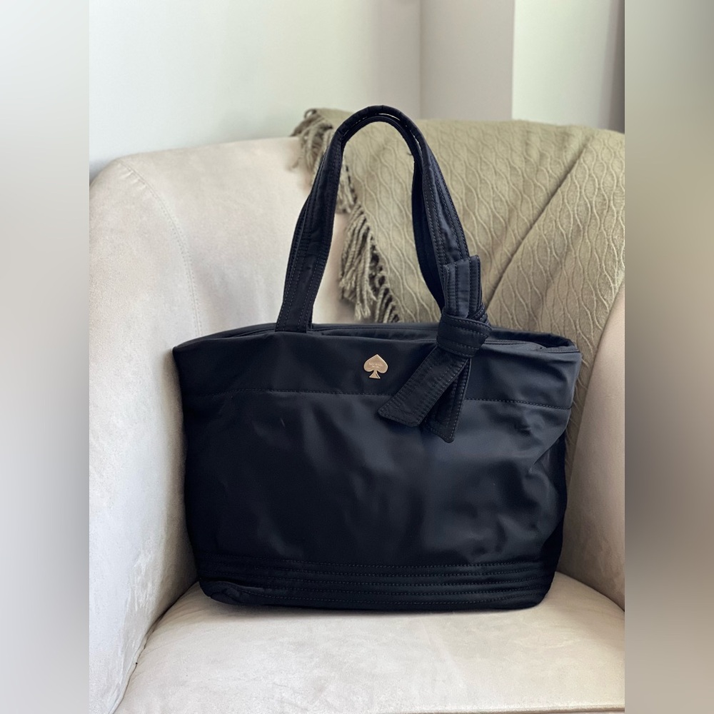 Kate Spade Flatiron Nylon Hana Baby Tote Bag VGUC